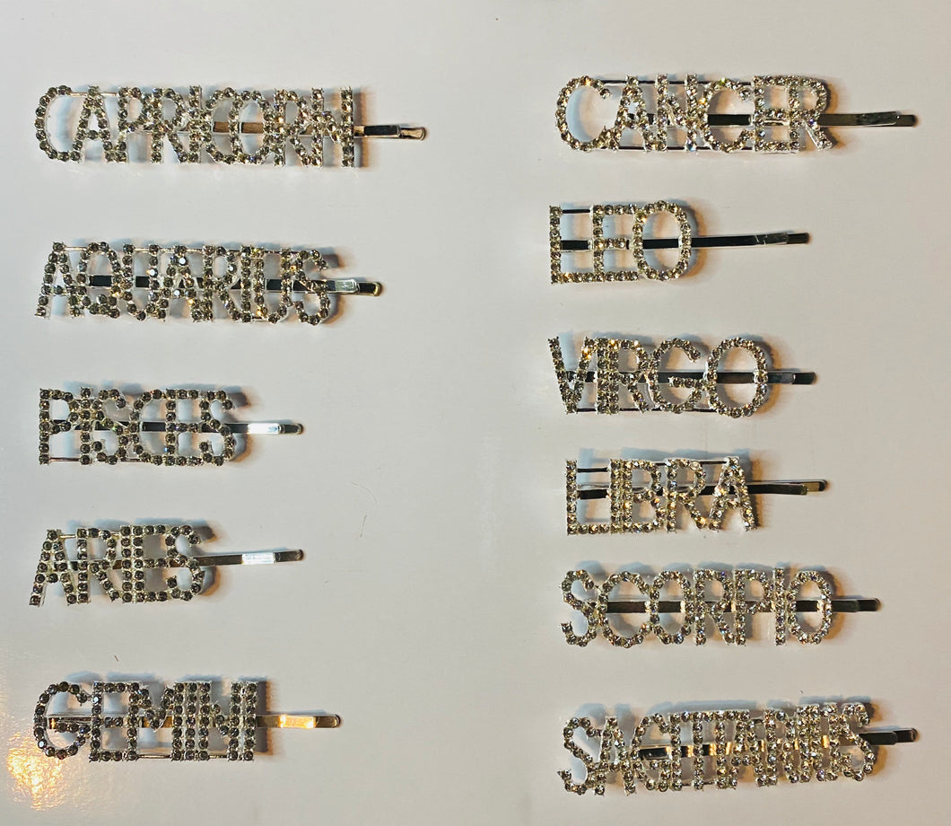 Zodiac Hair Pin