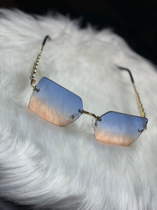 Rhinestone Ombre Sunglasses