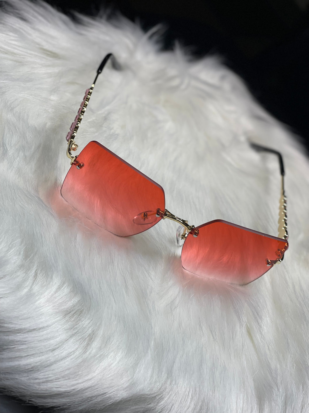 Rhinestone Ombre Sunglasses