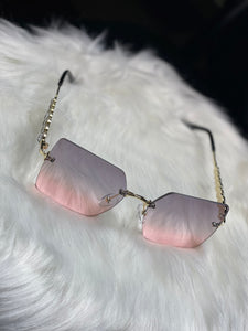 Rhinestone Ombre Sunglasses